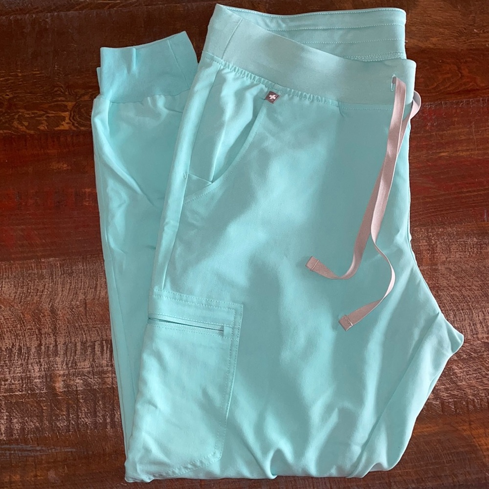 Women’s Zamora Scrub Pants-Aqua
